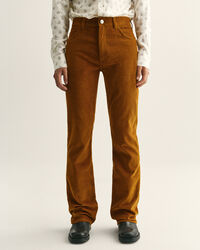 Wrangler x GANT ‑malliston Bootcut-vakosamettifarkut