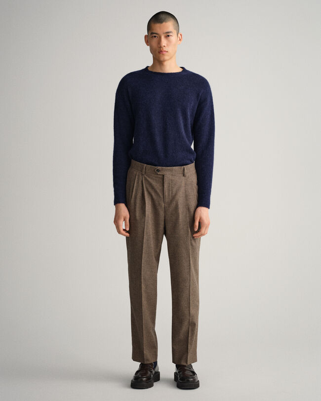 Kukonaskelkuvioiset puvunhousut