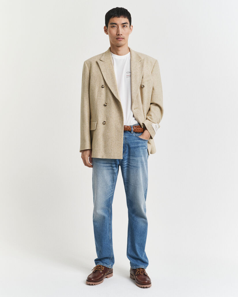 Kirjailtu Archive Shield ‑t‑paita