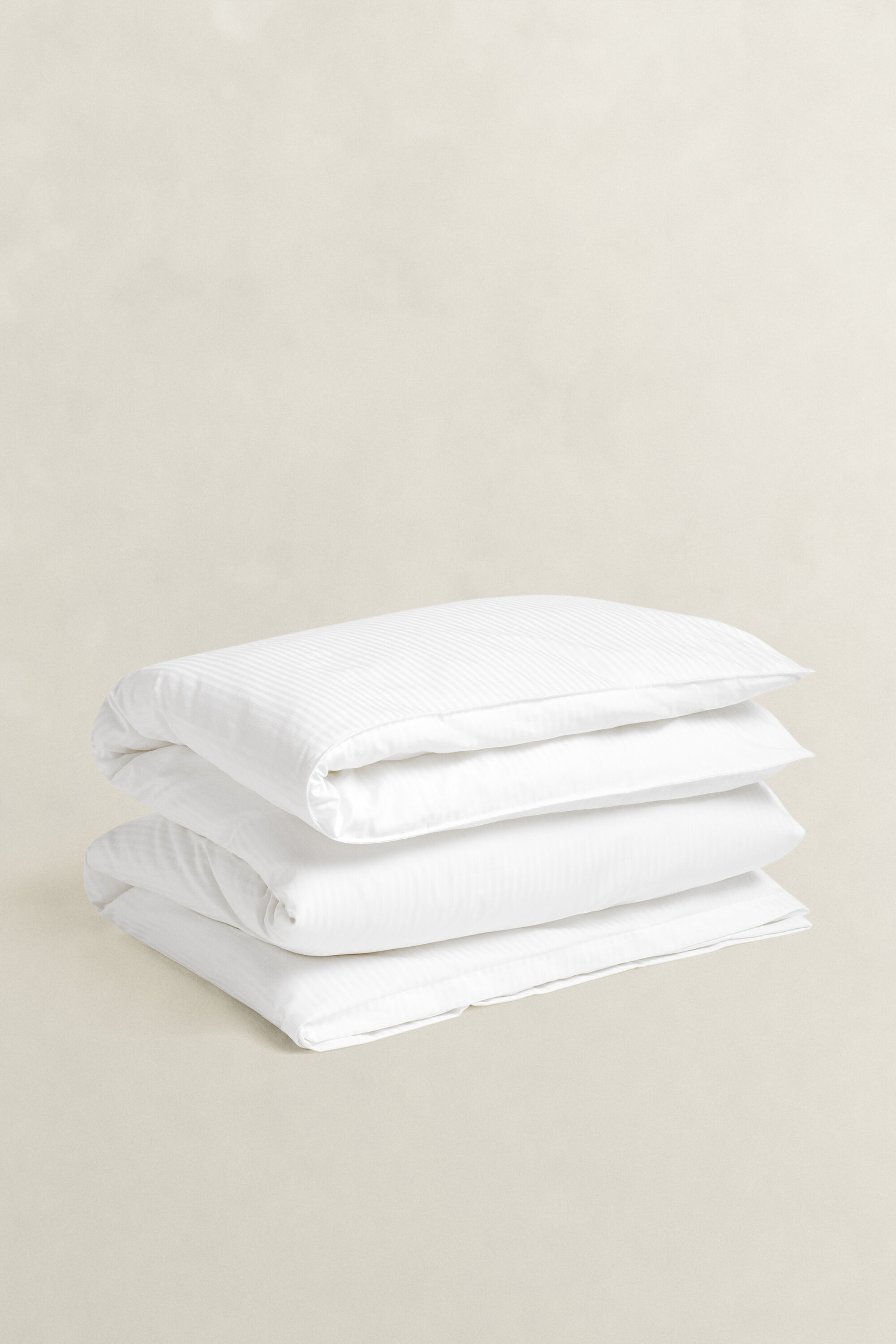 Sateen Striped ‑pussilakana