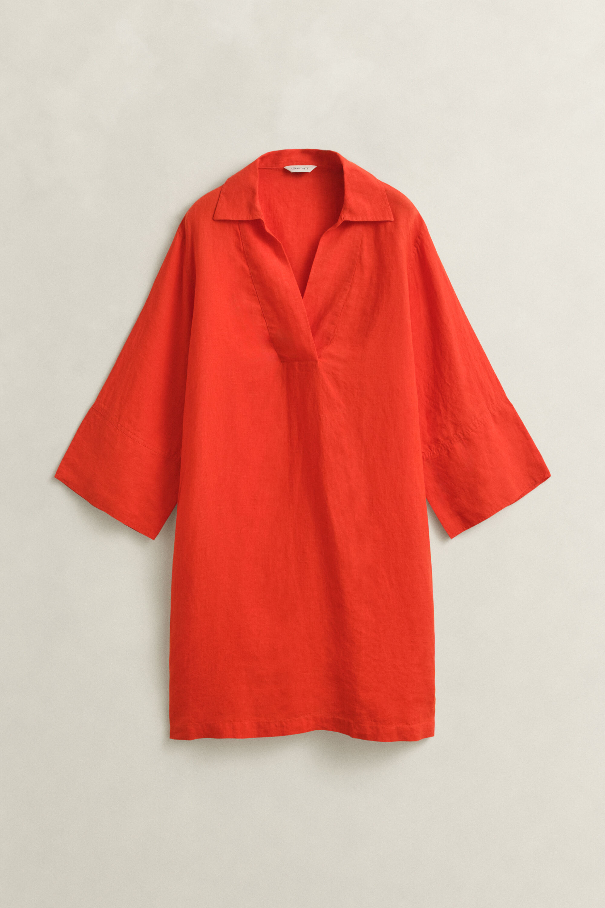 Pään yli sujautettava pellavamekko