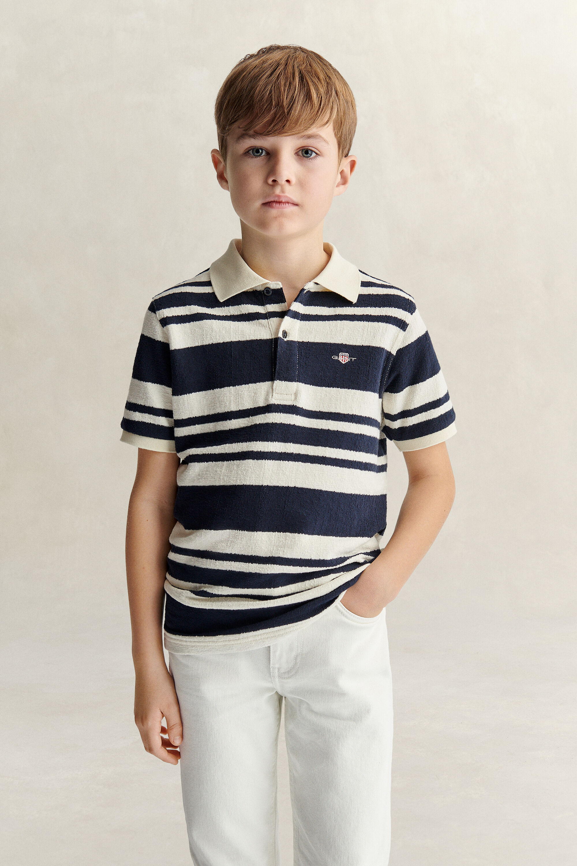 Teen Boys ‑malliston raidallinen pikeepaita