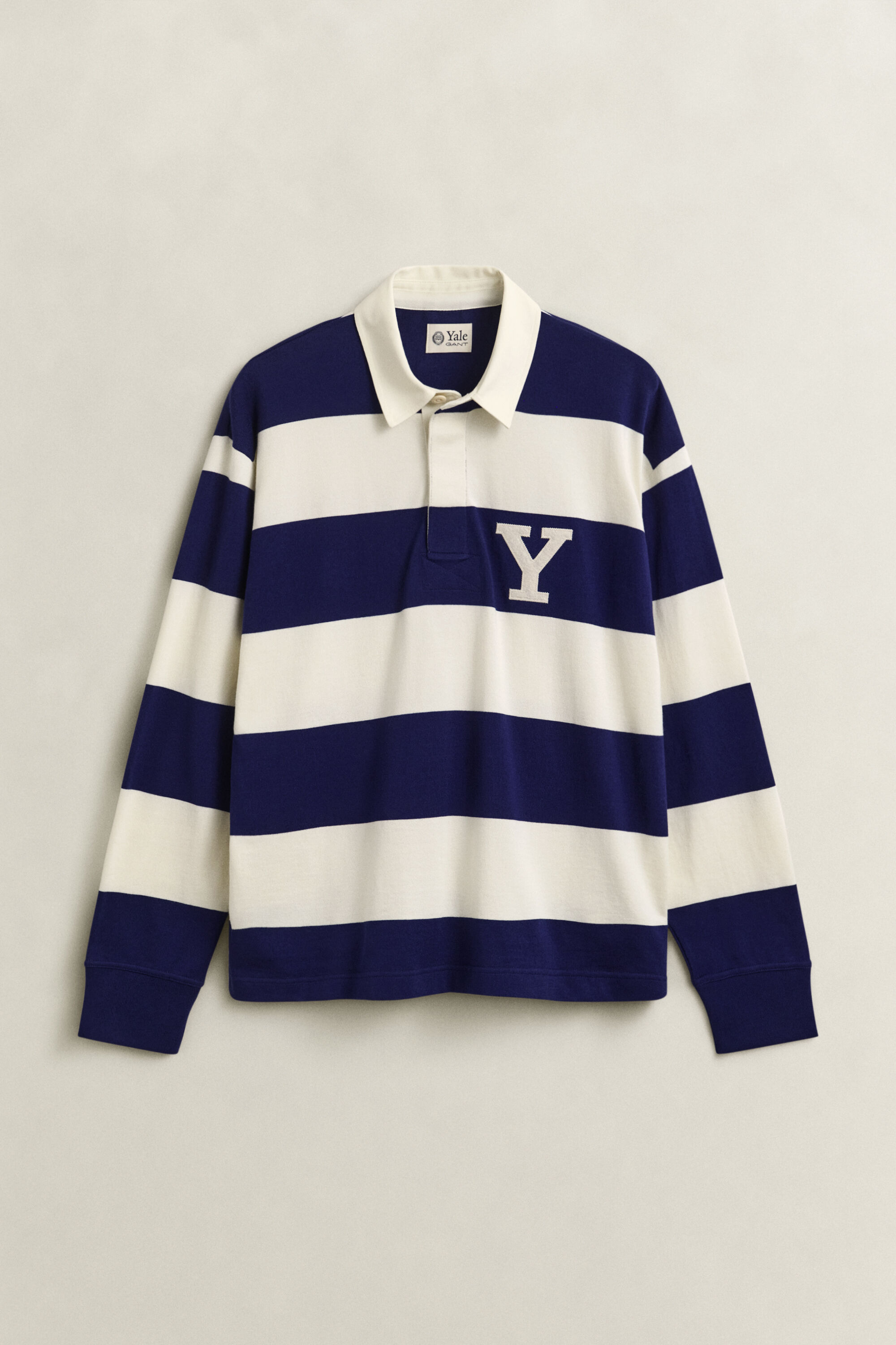 Raidallinen Gant x Yale Heavy Rugger ‑paita