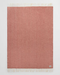 Kalanruotokuvioinen villainen torkkupeitto