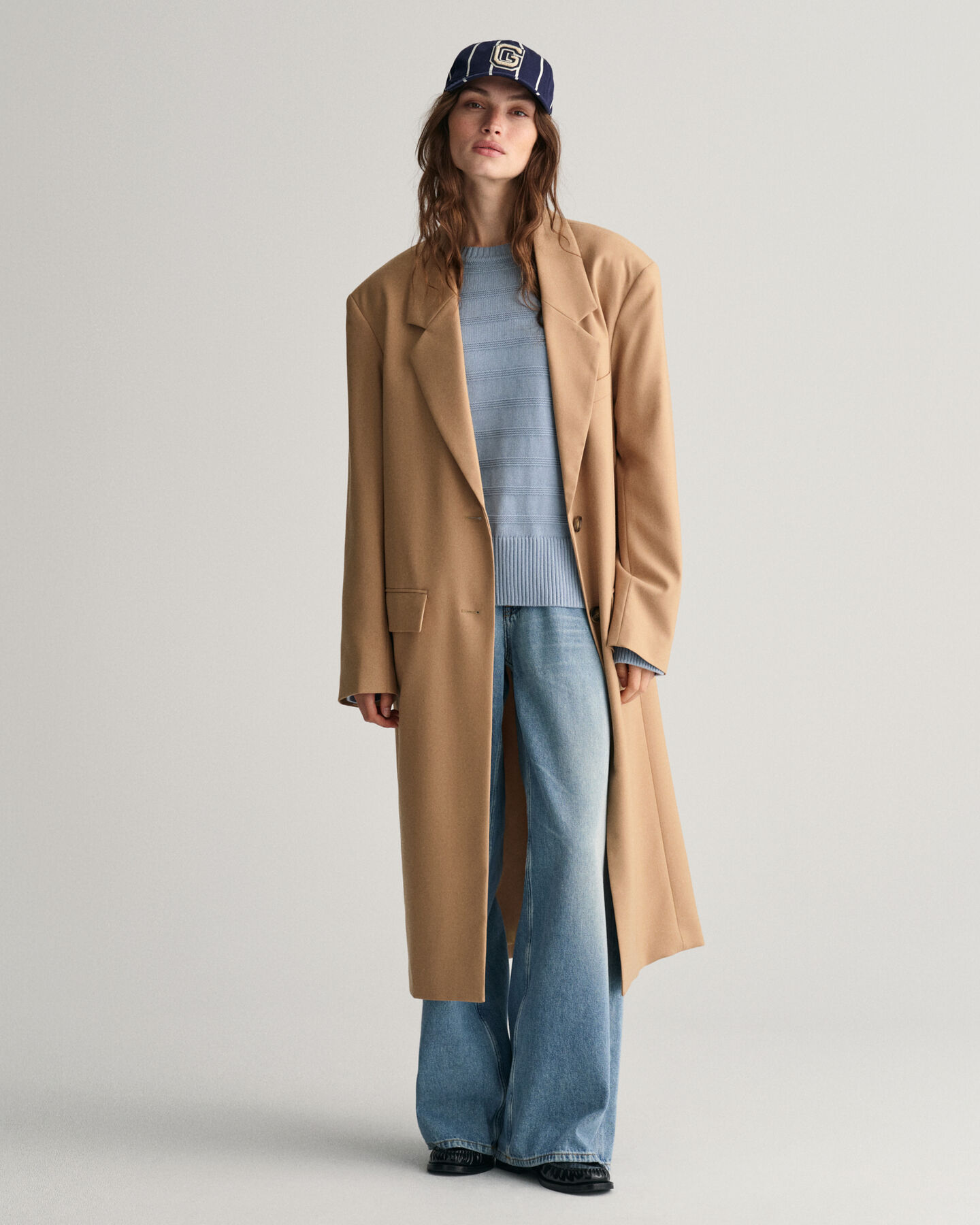 Raidallinen Tonal-puuvillaneule