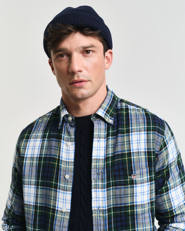 Regular Fit Checked Flannel Shirt