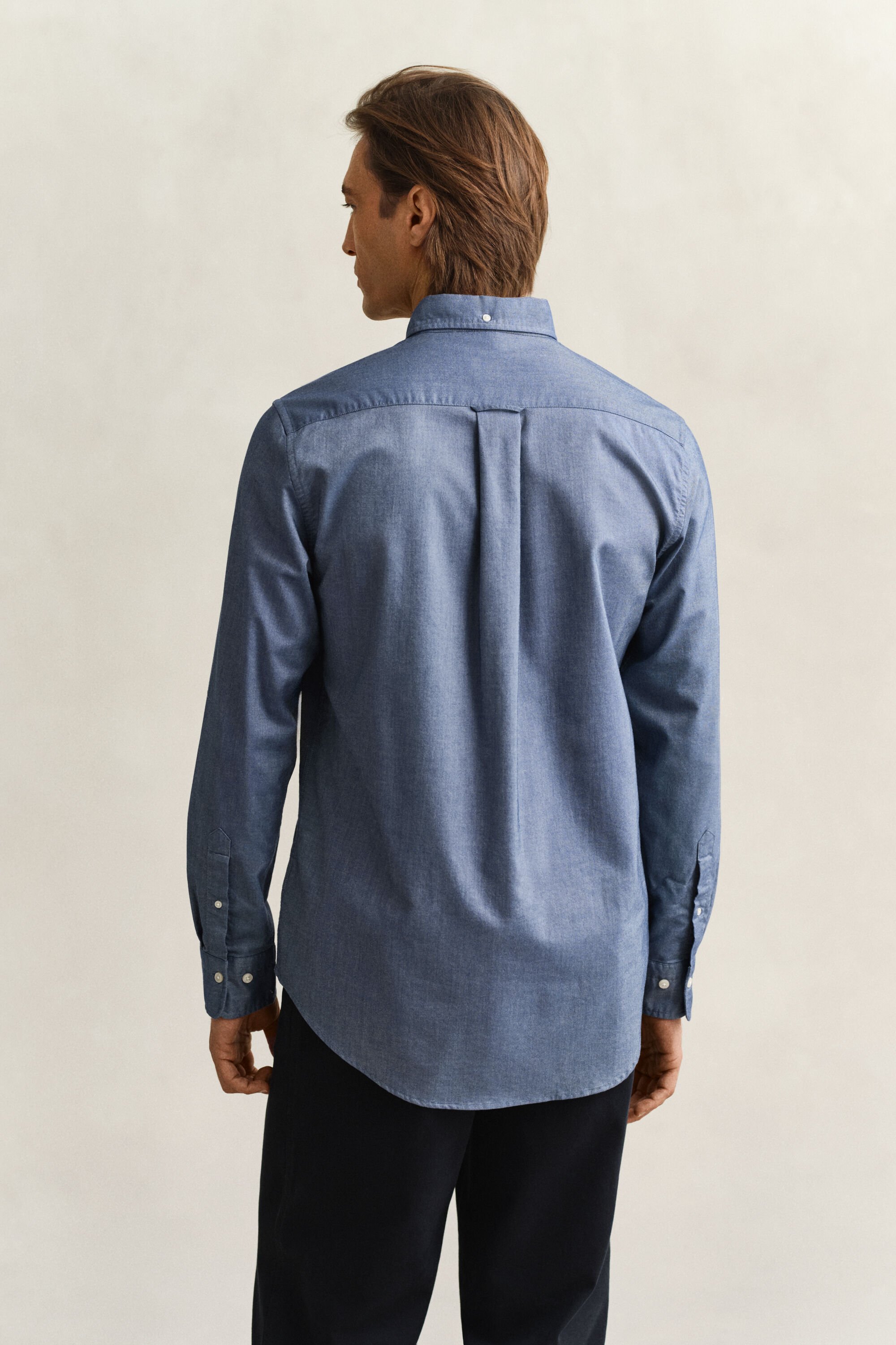 Regular fit ‑mitoitettu klassinen oxford-paita