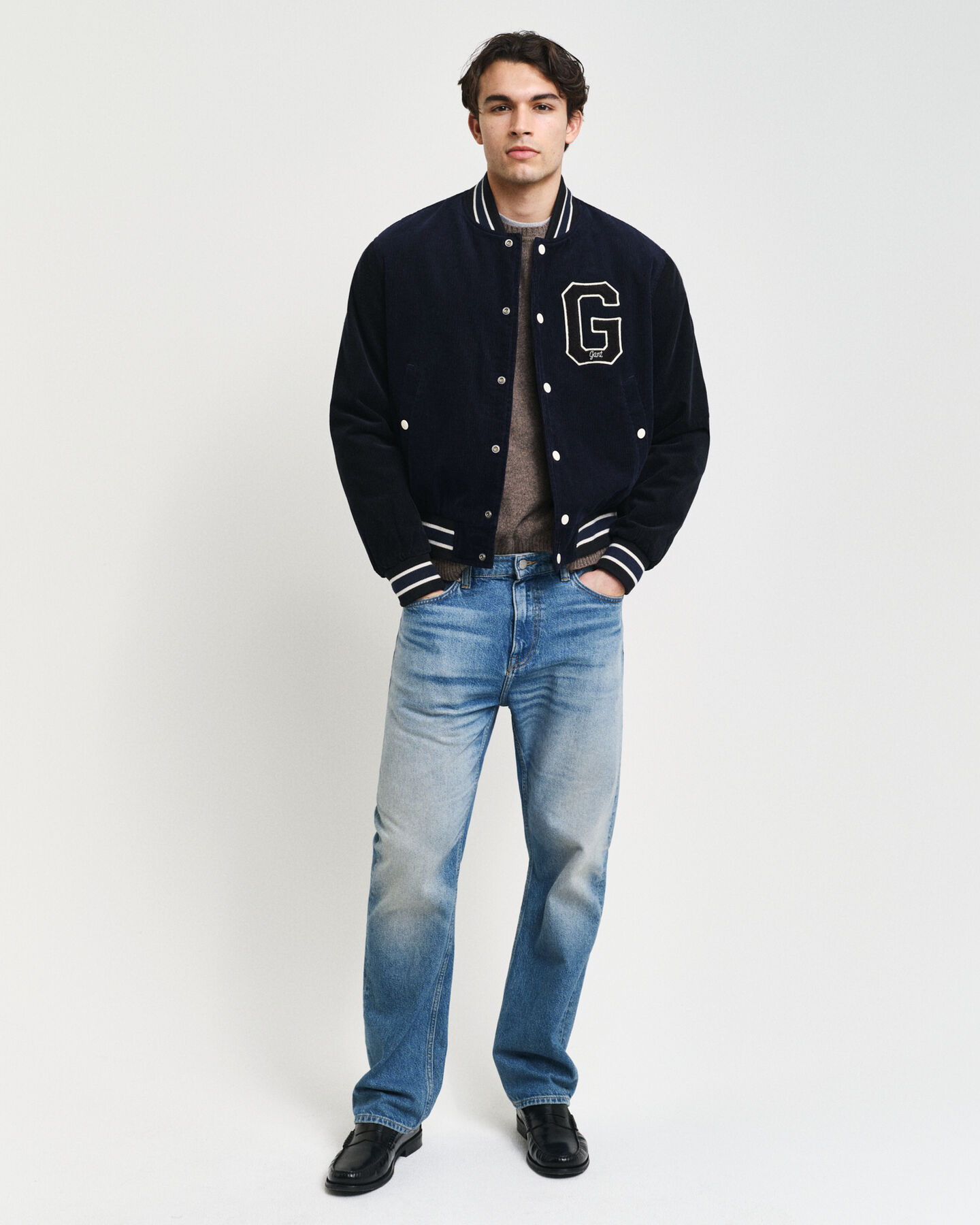 GANT Varsity Jacket ‑vakosamettitakki
