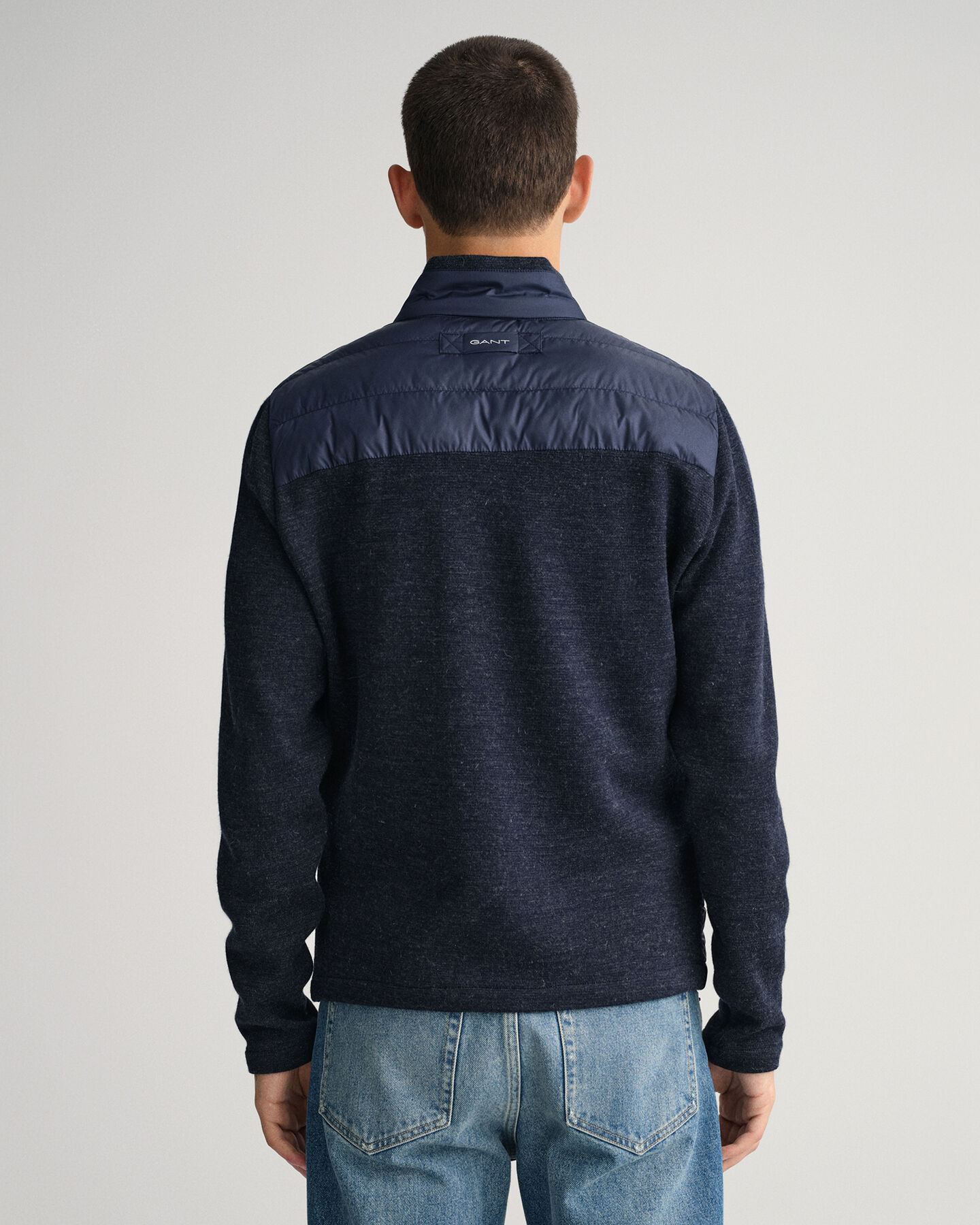 Kevyesti topattu Mixed Media -takki