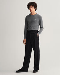 Puuvillapikeeneulepusero, py&ouml;re&auml; p&auml;&auml;ntie