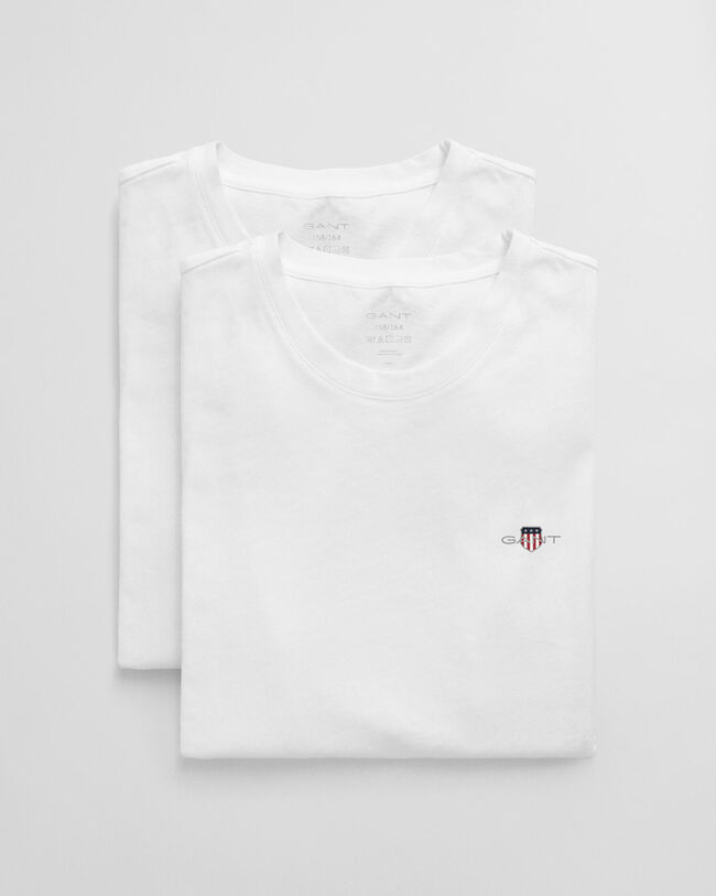 Teens-malliston t‑paidat, pyöreä pääntie (2 kpl)