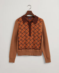 G‑kuvioitu paita kauluksella