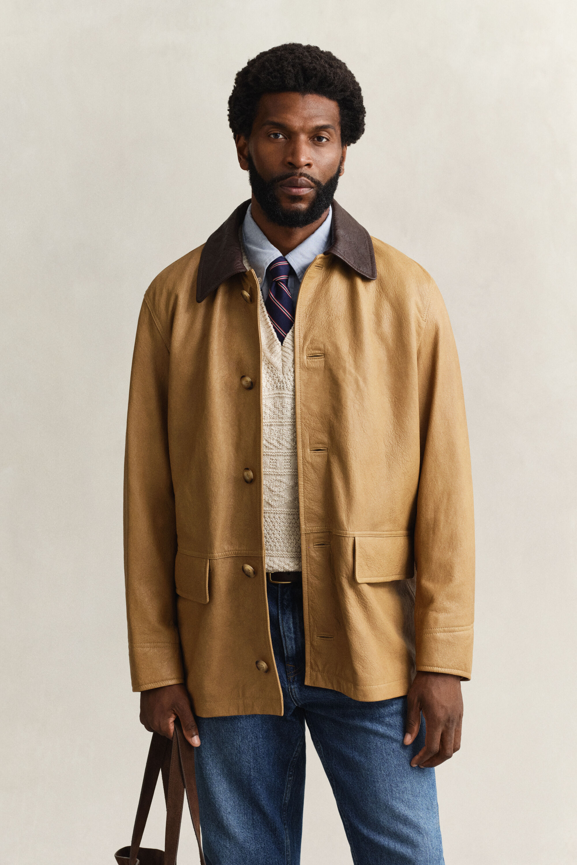 Nahkainen kansitakki