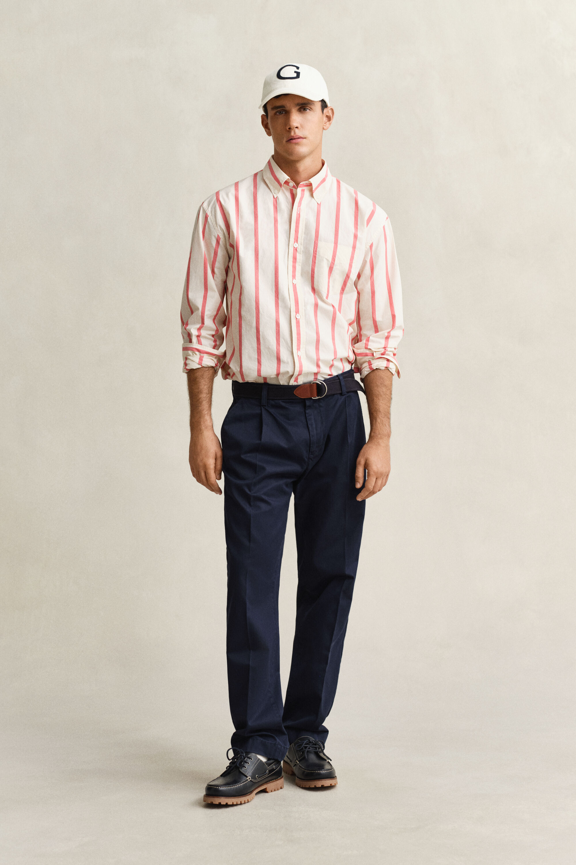 Regular fit ‑mitoitetut puuvillatvillichinot