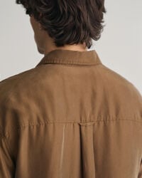 Relaxed Fit Silk Shirt