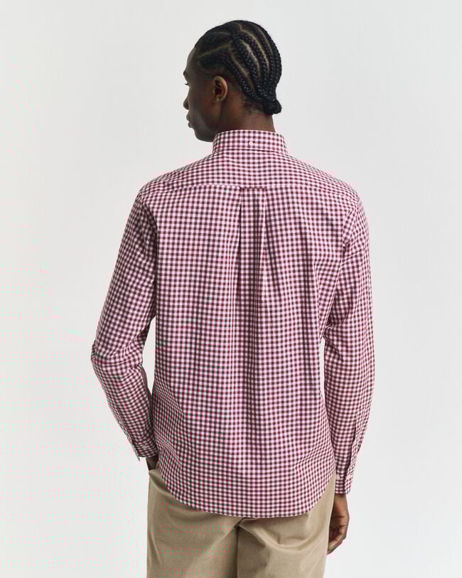 Regular fit ‑mitoitettu Classic Gingham -popliinipaita
