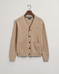 Classic-puuvillaneuletakki v-p&auml;&auml;ntiell&auml;