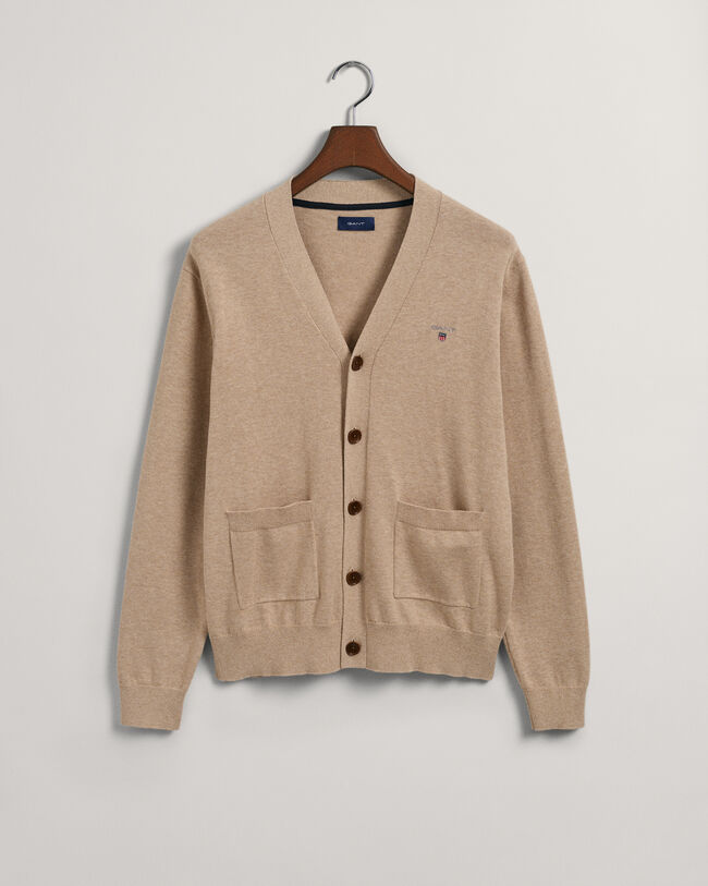 Classic-puuvillaneuletakki v-p&auml;&auml;ntiell&auml;