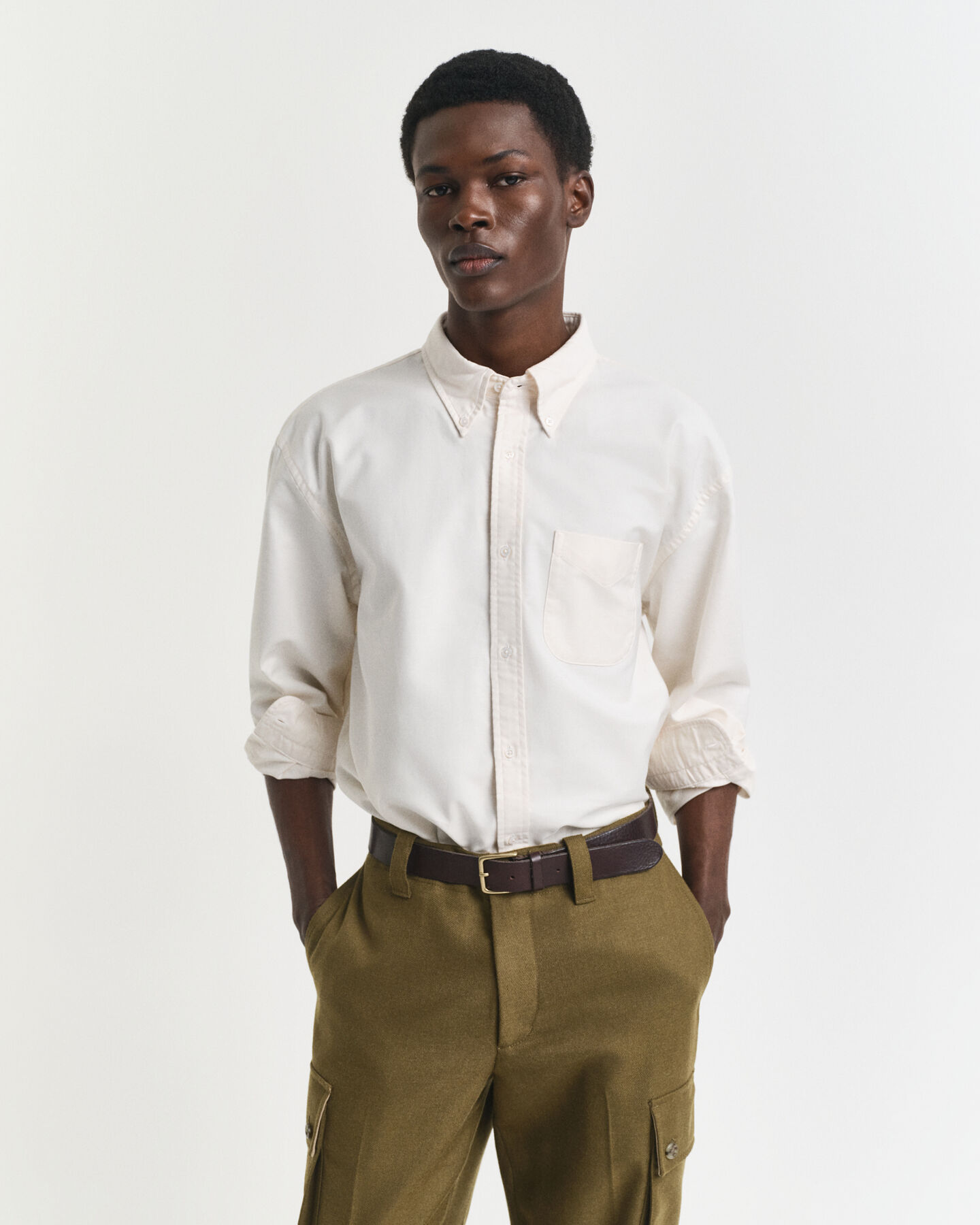 Relaxed fit ‑mitoitettu US Oxford -paita