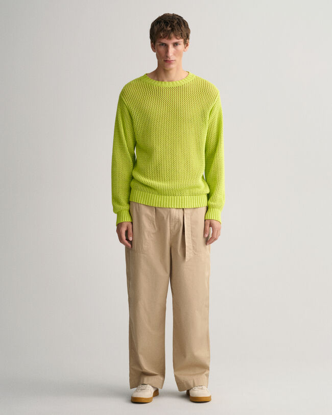 Vyölliset puuvillapopliinihousut