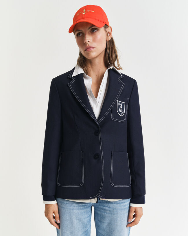 Kontrastitikattu Bullion-bleiseri