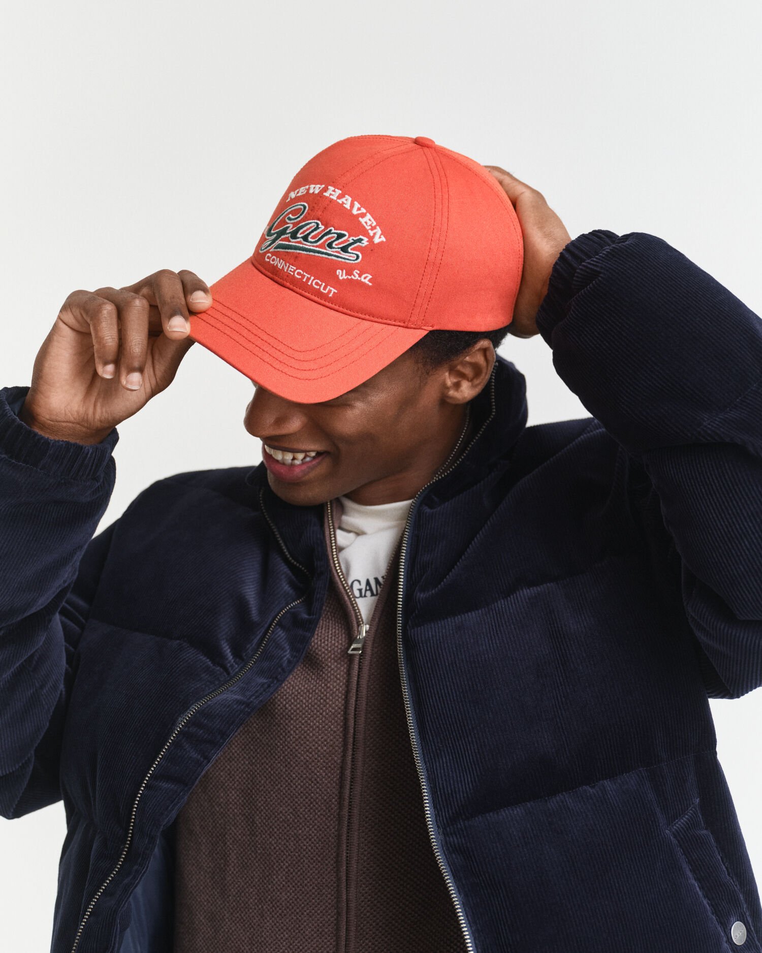 Kuvioitu puuvillatvillikankainen lippalakki