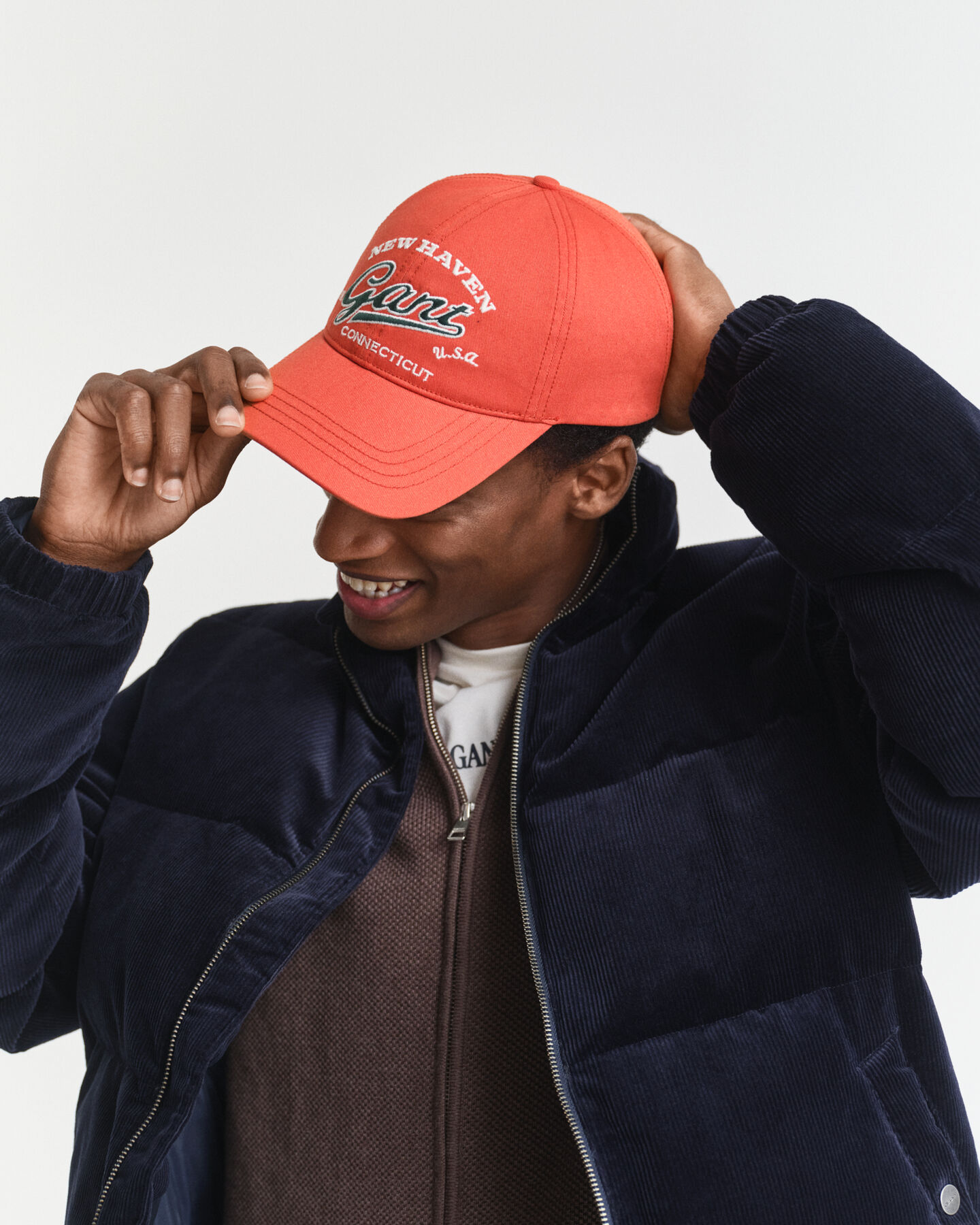 Kuvioitu puuvillatvillikankainen lippalakki