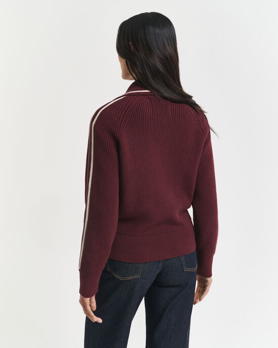 Vetoketjullinen GANT Varsity -neuletakki