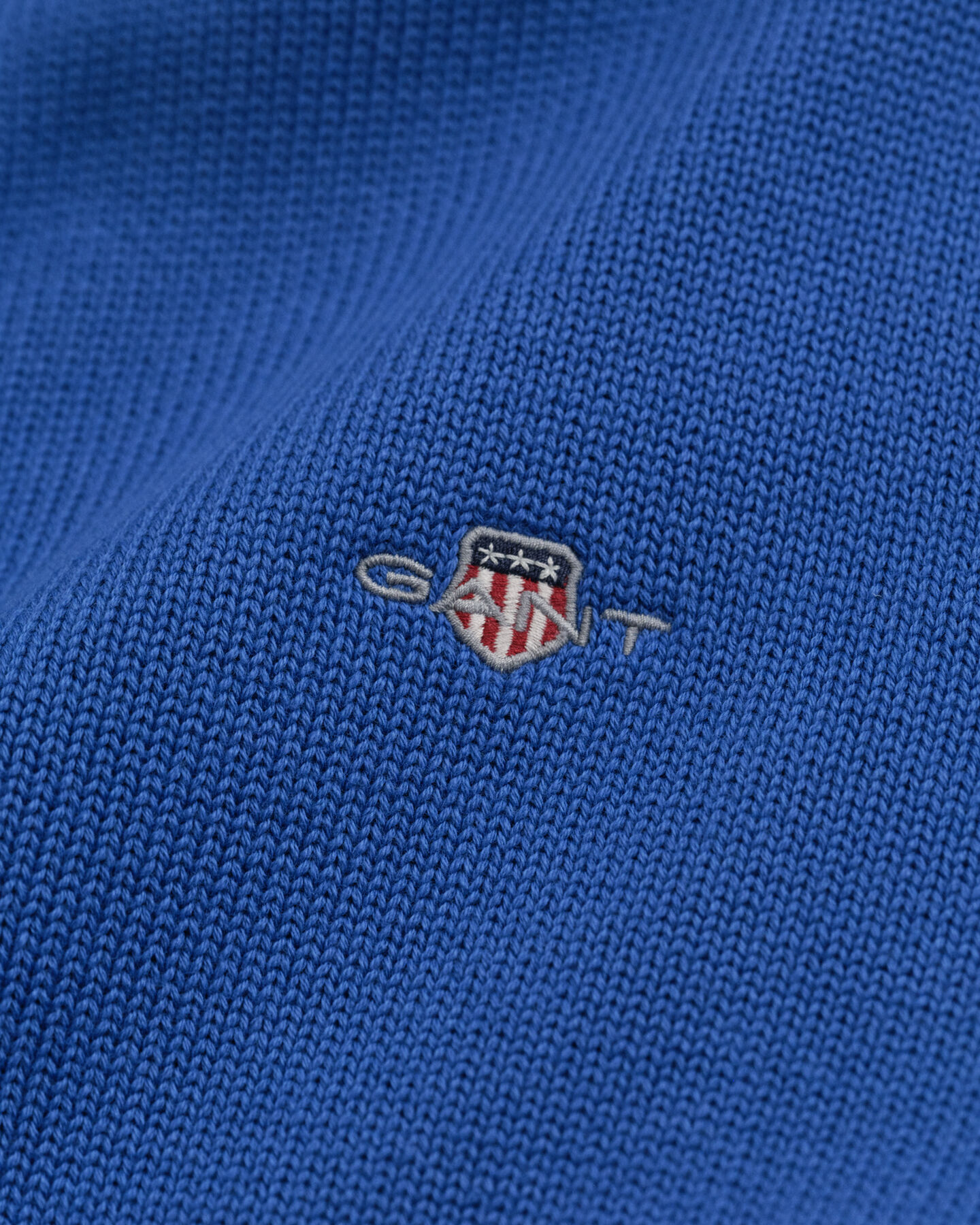 Casual-puuvillaneulepusero puolivetoketjulla