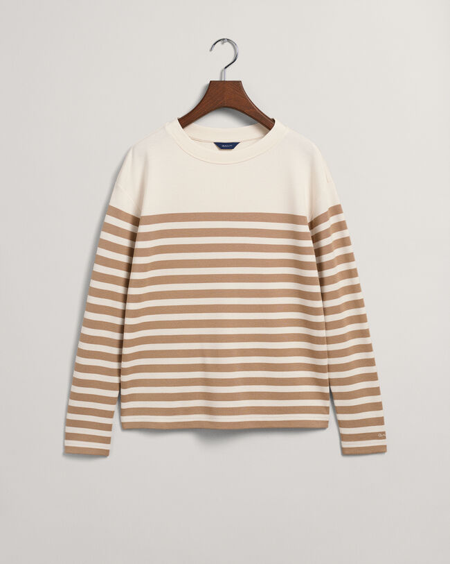 Raidallinen pitk&auml;hihainen t-paita