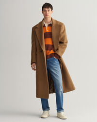 Oversized fit ‑mitoitettu villakangastakki