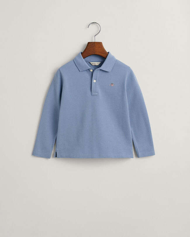 Kids-malliston pitk&auml;hihainen Shield-pikeepaita