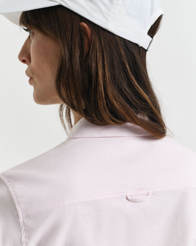 Slim fit ‑mitoitettu joustava oxford-paita