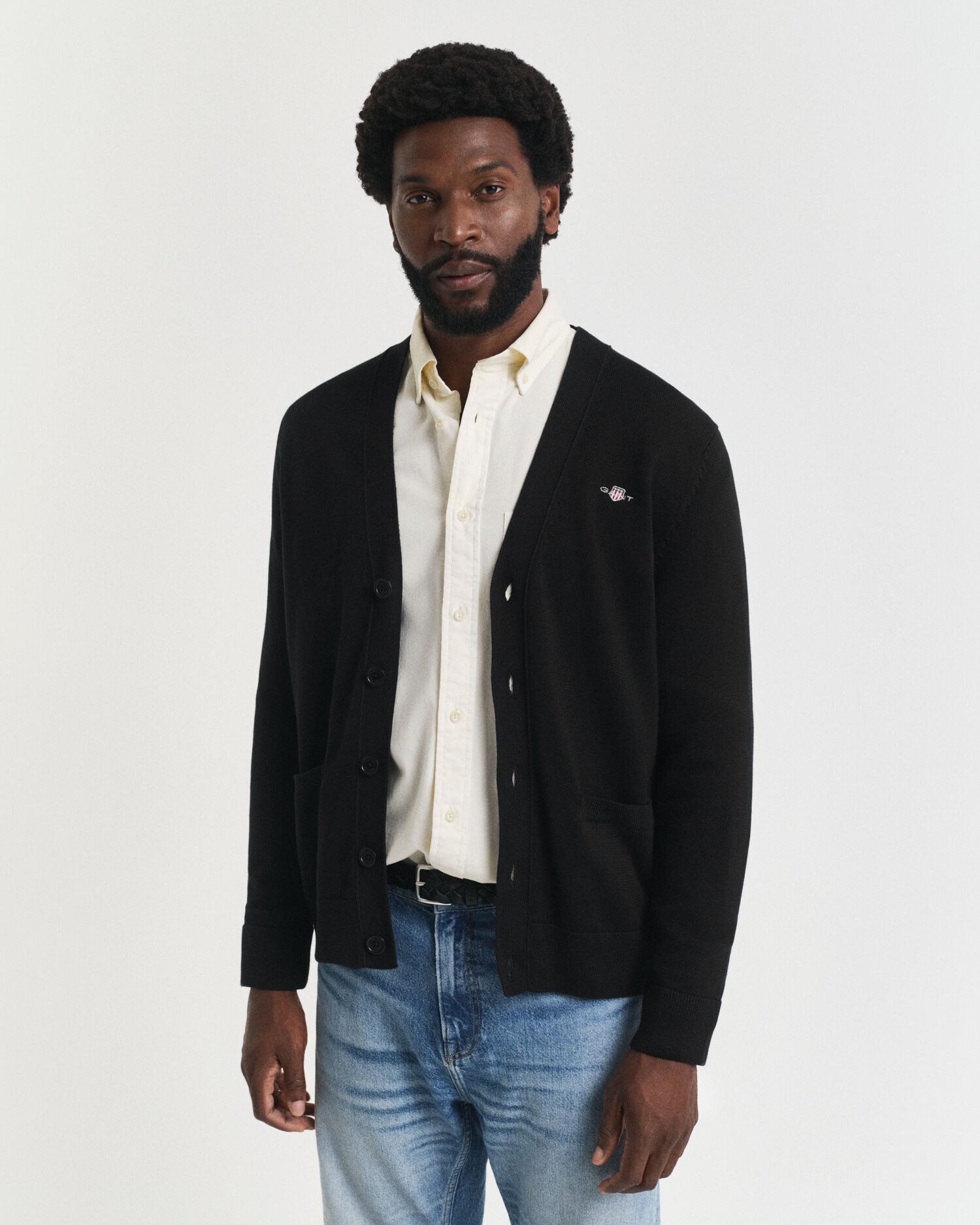 Casual-puuvillaneuletakki