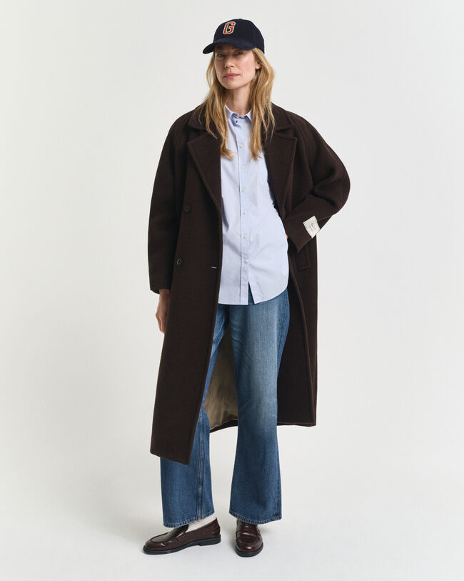 Relaxed fit ‑mitoitettu Classic-popliinipaita