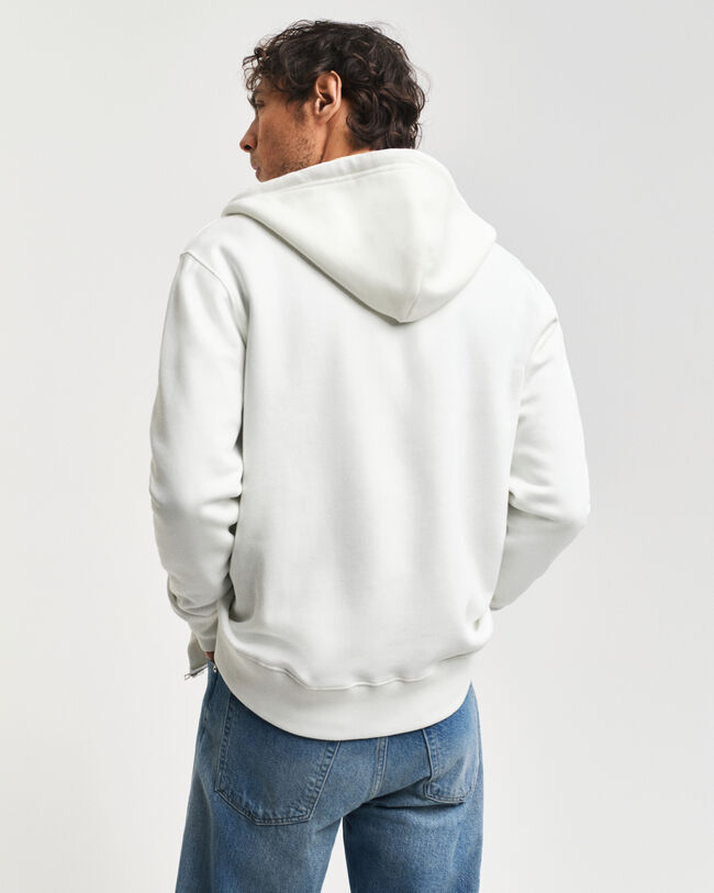 Kohokuviollinen vetoketjuhuppari