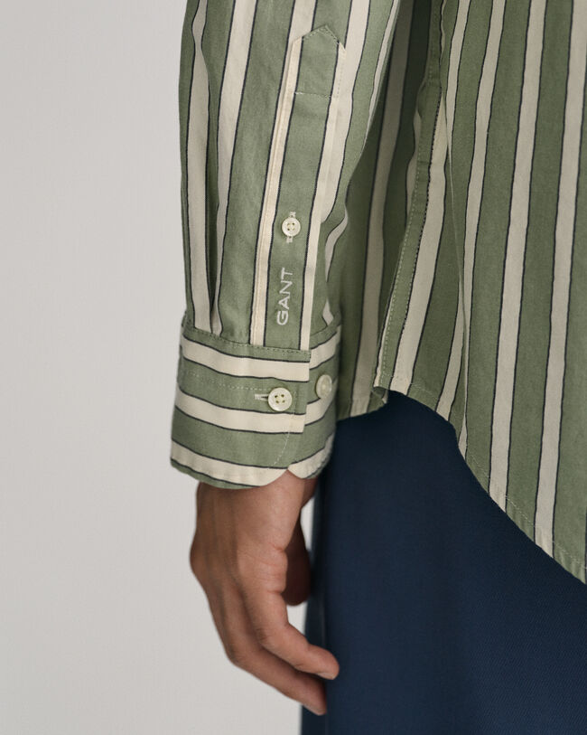 Relaxed fit ‑mitoitettu raidallinen Dreamy-oxford‑paita