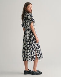 Lyhythihainen printtikuvioitu Monogram-kaftaani