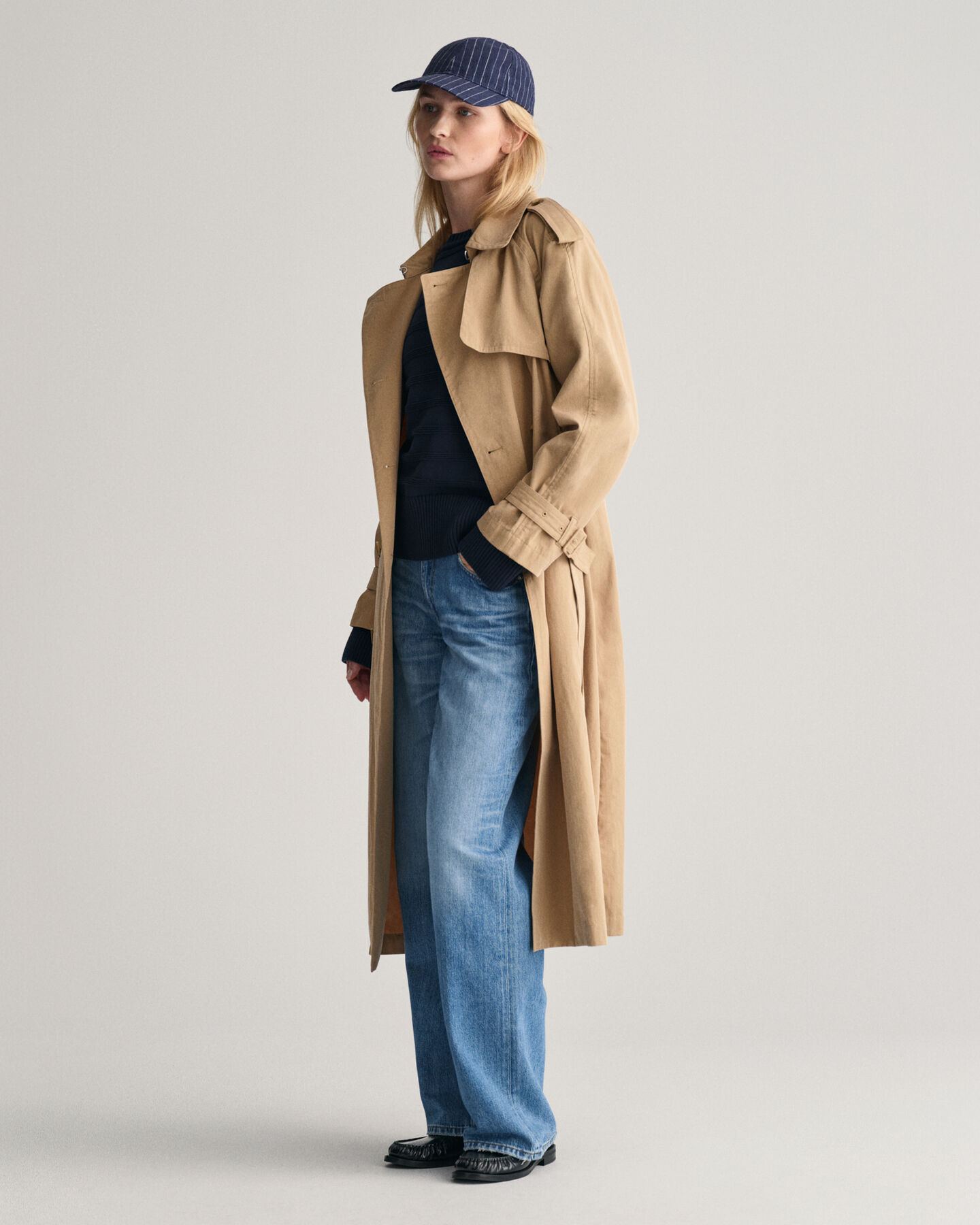 Raidallinen Tonal-puuvillaneule