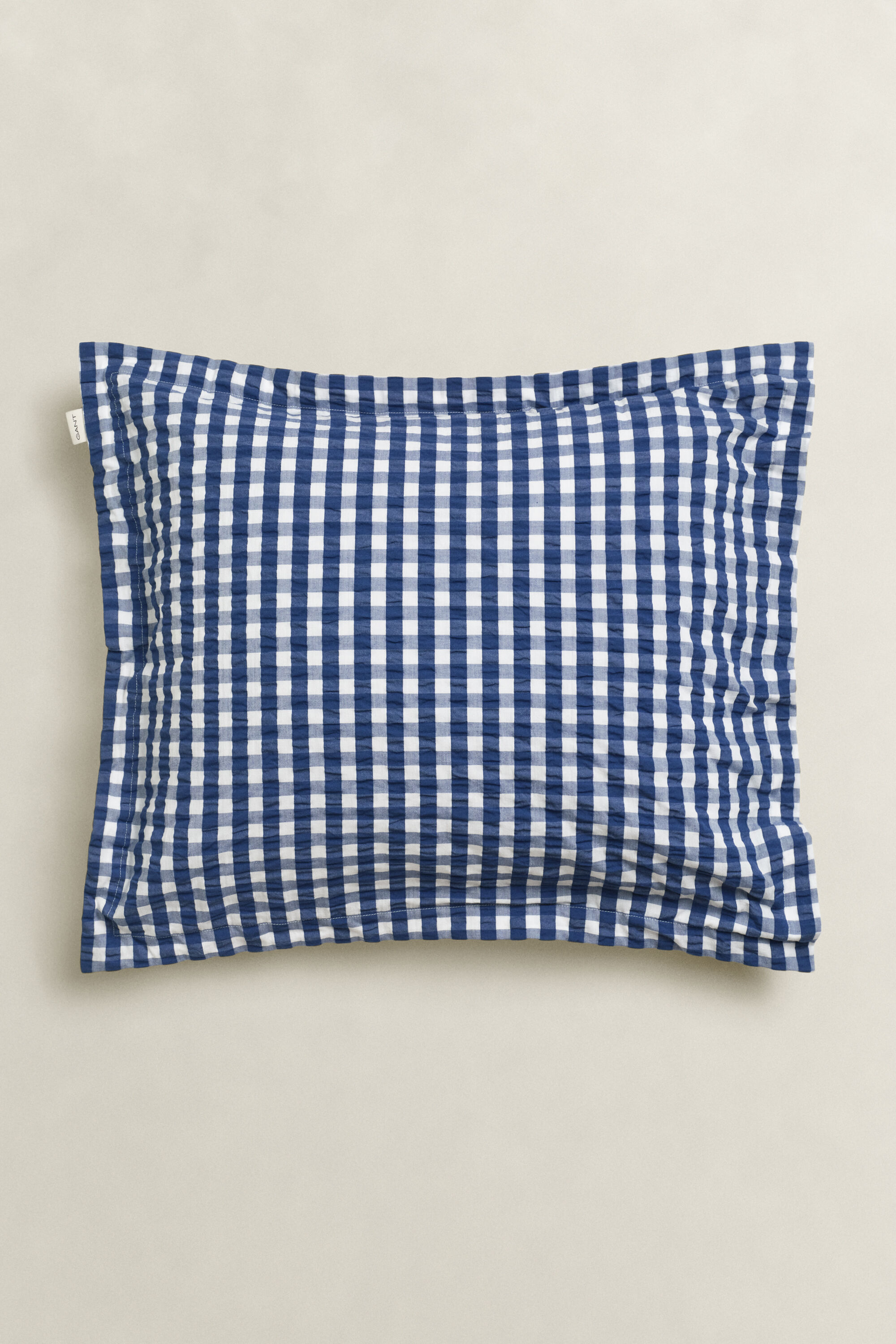 Ruudullinen seersucker-tyynyliina