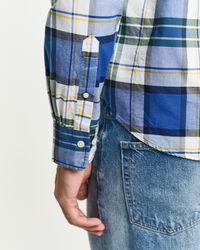 Regular&nbsp;fit ‑mitoitettu ruudullinen Archive-oxford-paita