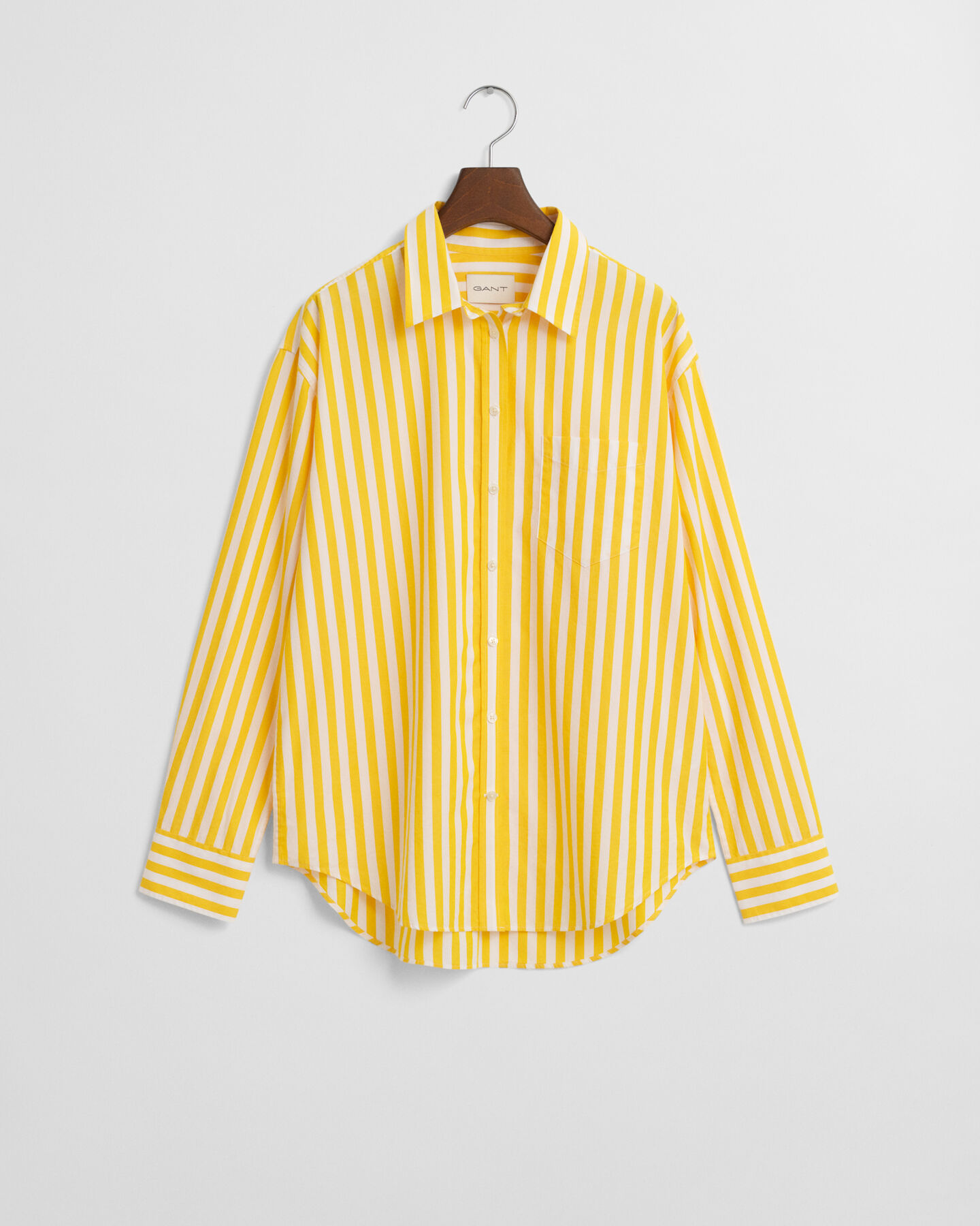 Relaxed fit ‑mitoitettu raidallinen Classic-popliinipaita