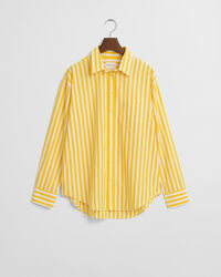 Relaxed fit ‑mitoitettu raidallinen Classic-popliinipaita