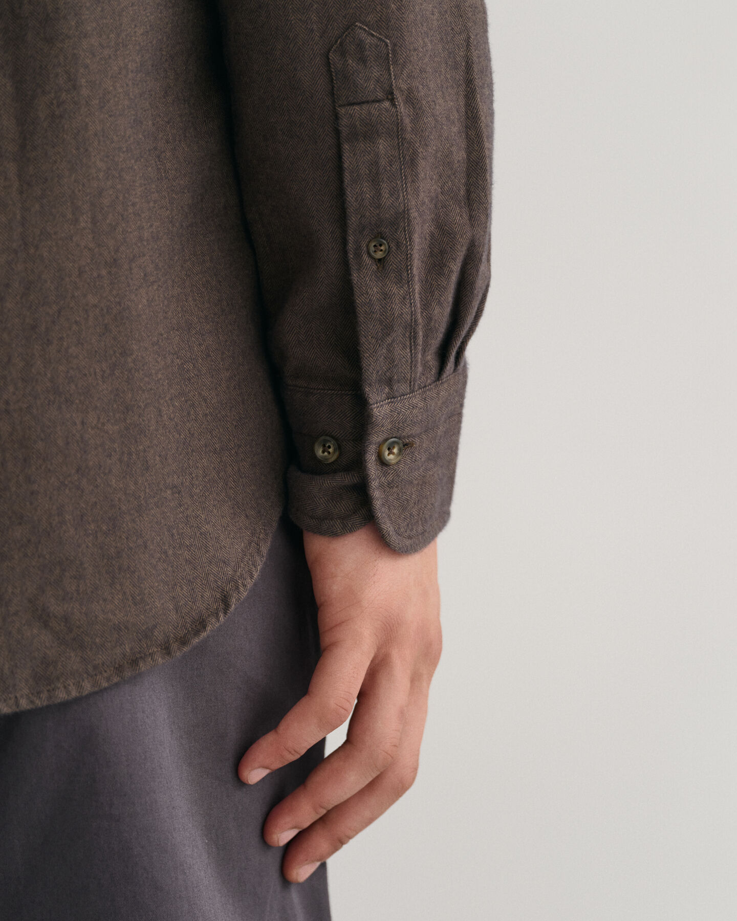 Regular fit ‑mitoitettu kalanruotokuvioinen flanellipaita