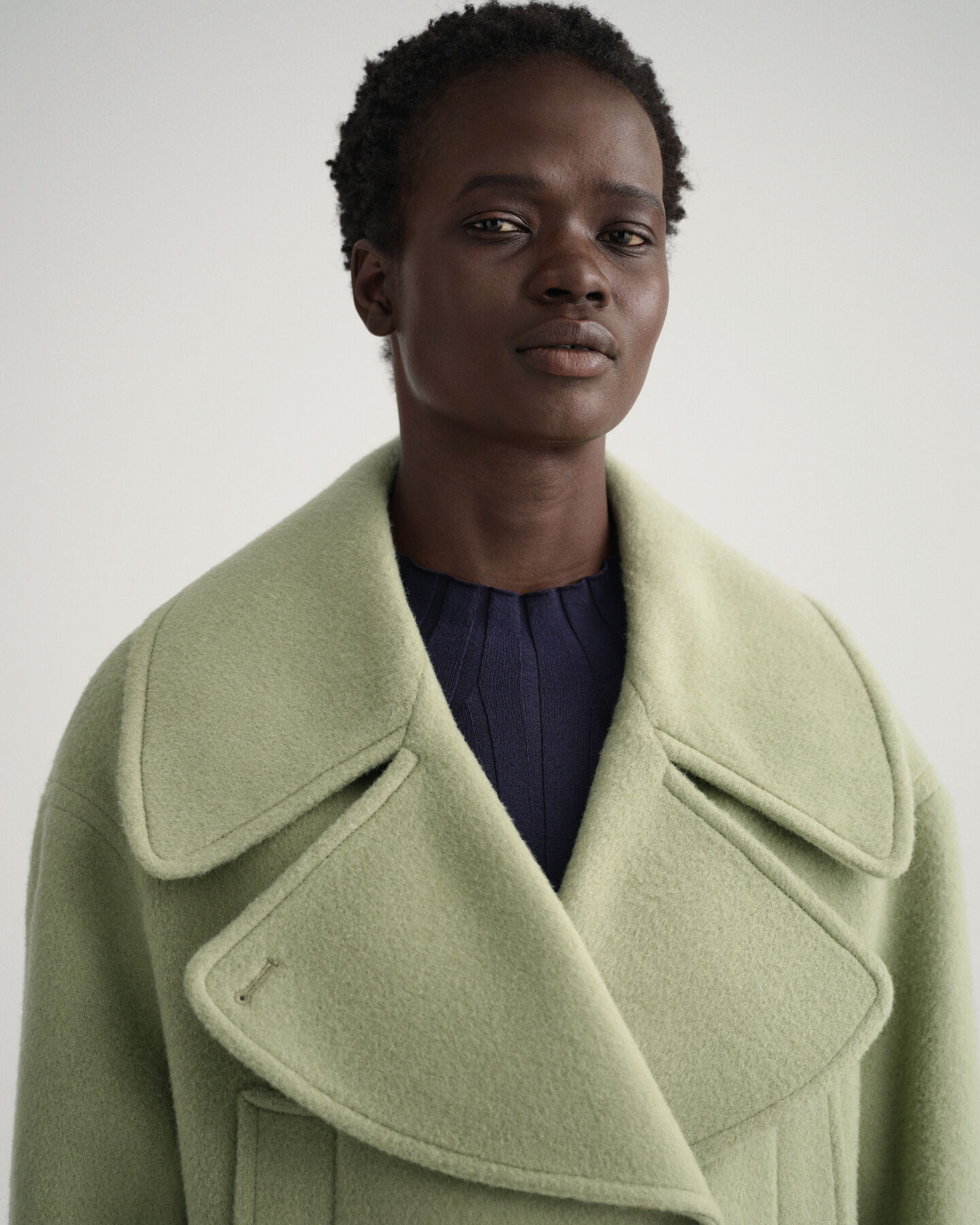 Oversized fit ‑mitoitettu kansitakki