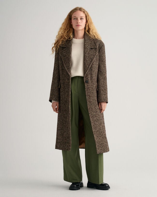 Korkeavy&ouml;t&auml;r&ouml;iset leve&auml;lahkeiset laskoshousut