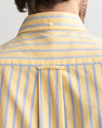 Regular fit ‑mitoitettu raidallinen Archive-oxford-paita