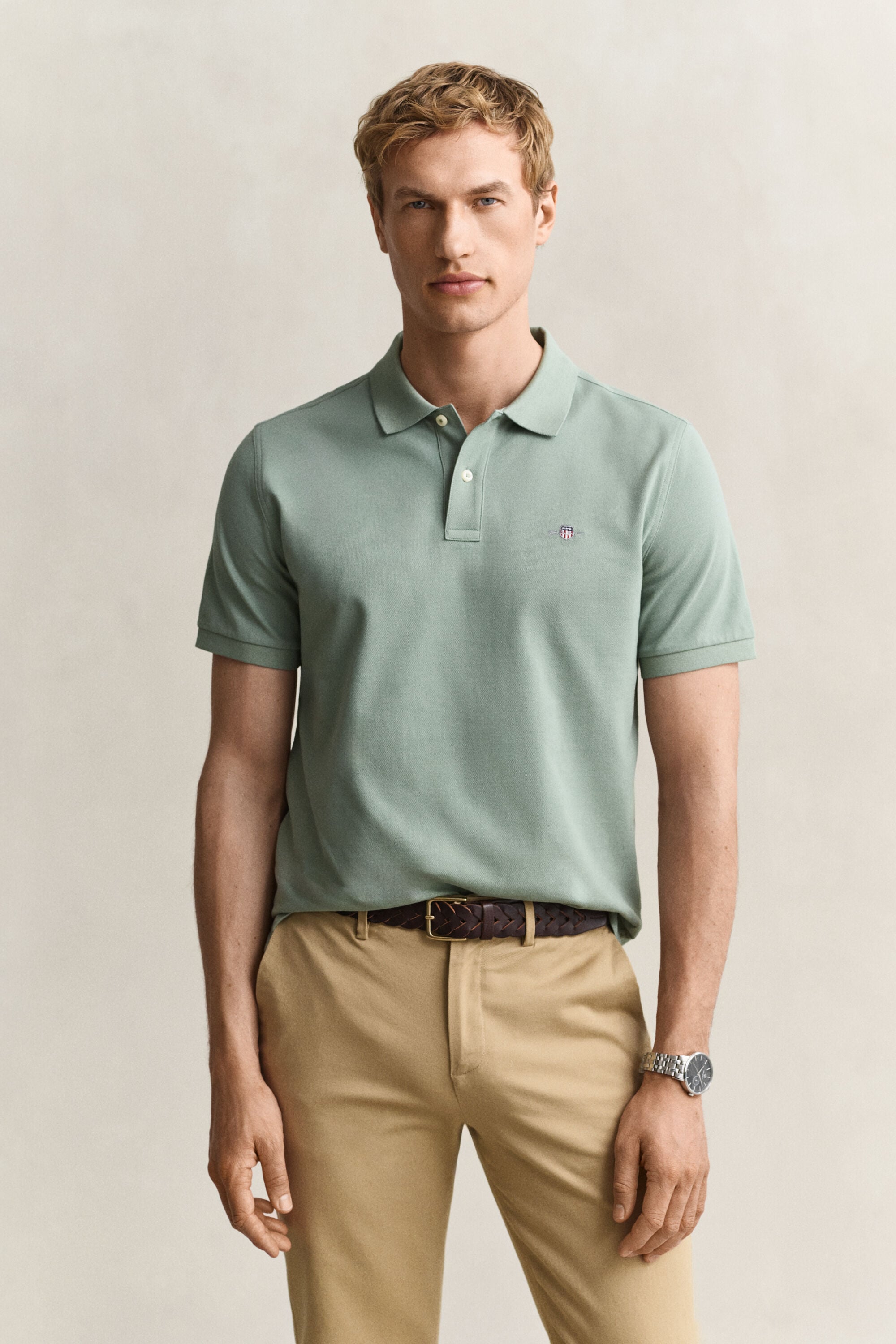 Regular fit ‑mitoitettu pikeepaita