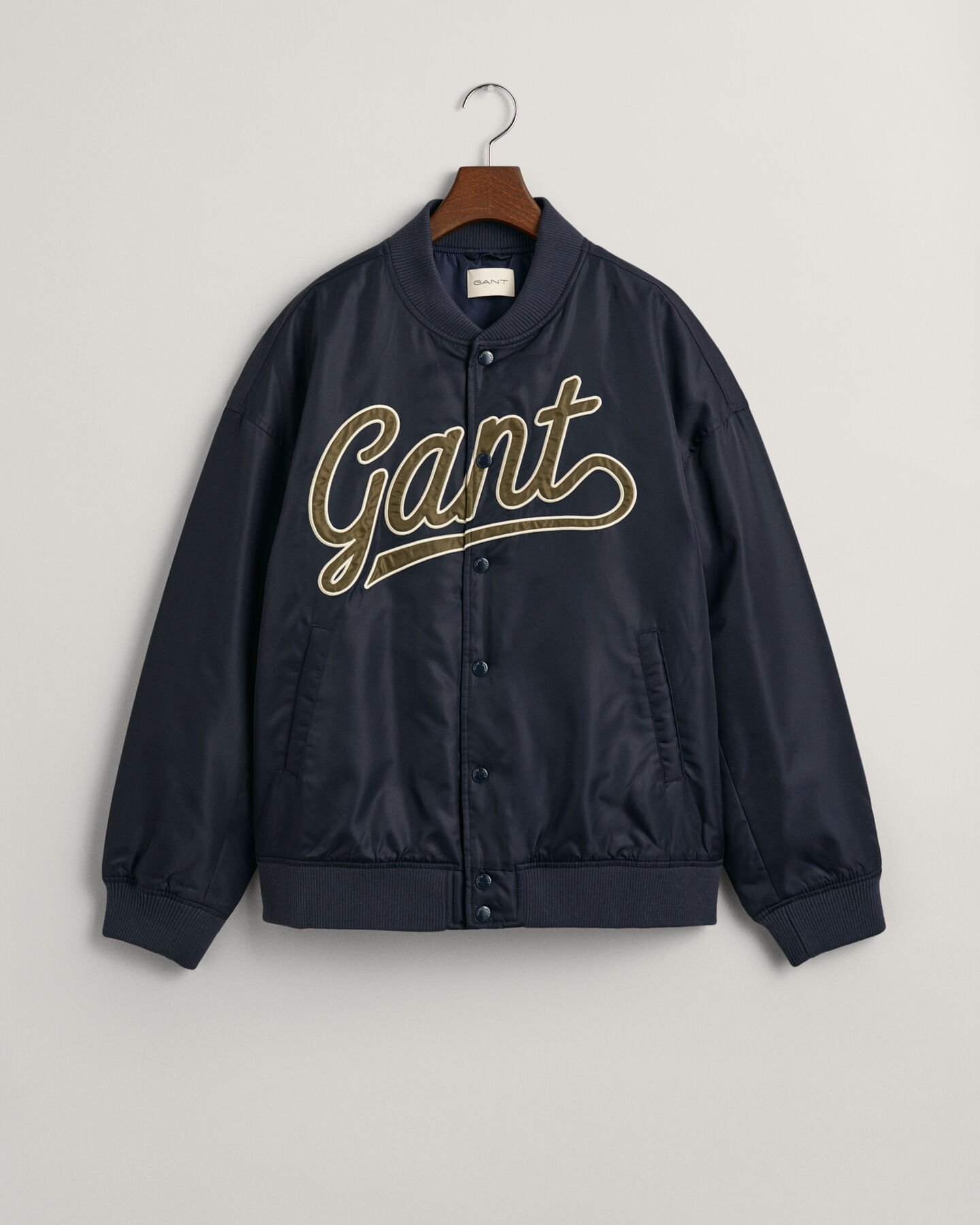 Teens-malliston Script Graphic Varsity Jacket ‑takki