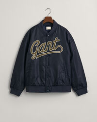 Teens-malliston Script Graphic Varsity Jacket ‑takki